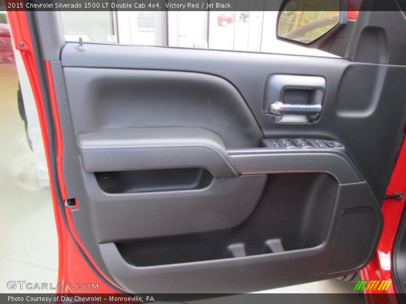 Victory Red / Jet Black 2015 Chevrolet Silverado 1500 LT Double Cab 4x4