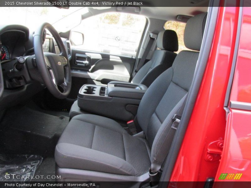 Victory Red / Jet Black 2015 Chevrolet Silverado 1500 LT Double Cab 4x4