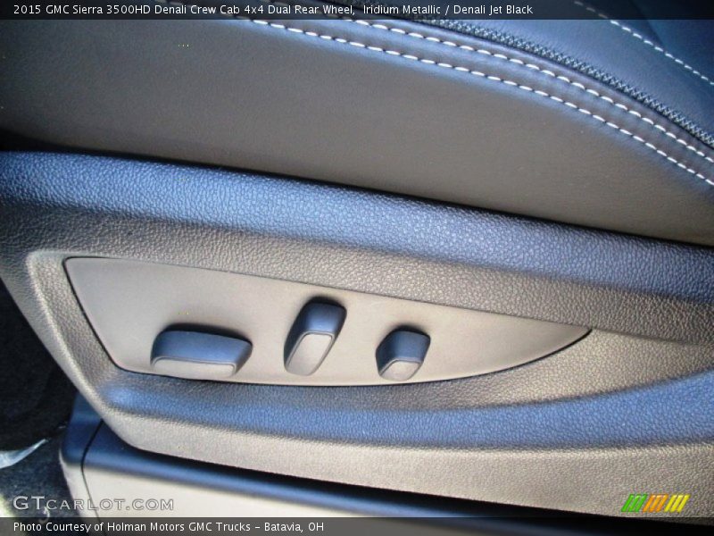 Iridium Metallic / Denali Jet Black 2015 GMC Sierra 3500HD Denali Crew Cab 4x4 Dual Rear Wheel