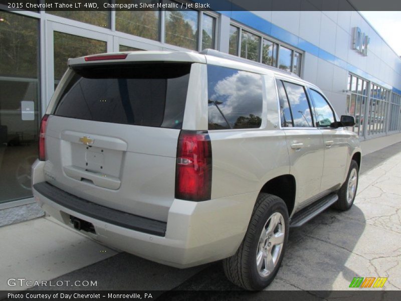 Champagne Silver Metallic / Jet Black 2015 Chevrolet Tahoe LT 4WD