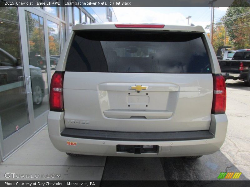 Champagne Silver Metallic / Jet Black 2015 Chevrolet Tahoe LT 4WD
