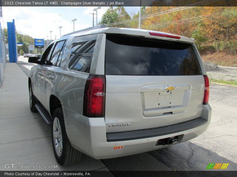 Champagne Silver Metallic / Jet Black 2015 Chevrolet Tahoe LT 4WD
