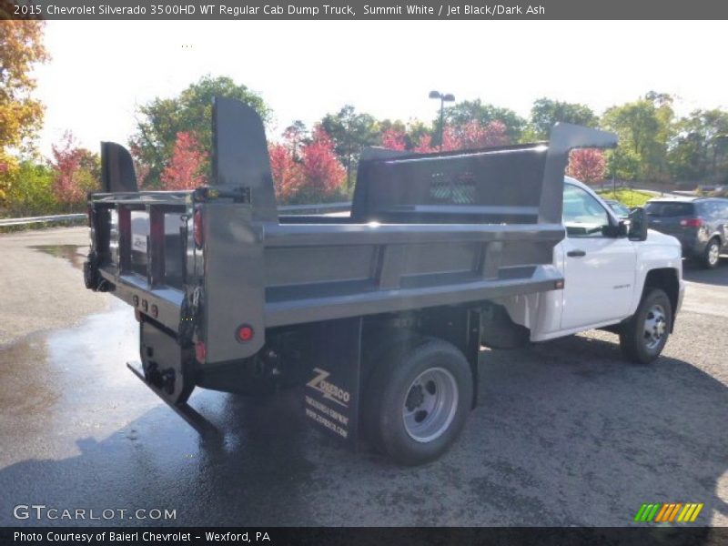 Summit White / Jet Black/Dark Ash 2015 Chevrolet Silverado 3500HD WT Regular Cab Dump Truck