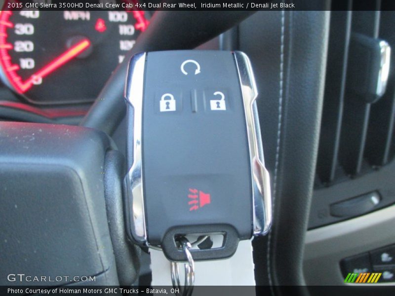 Iridium Metallic / Denali Jet Black 2015 GMC Sierra 3500HD Denali Crew Cab 4x4 Dual Rear Wheel