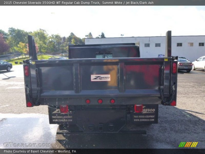 Summit White / Jet Black/Dark Ash 2015 Chevrolet Silverado 3500HD WT Regular Cab Dump Truck
