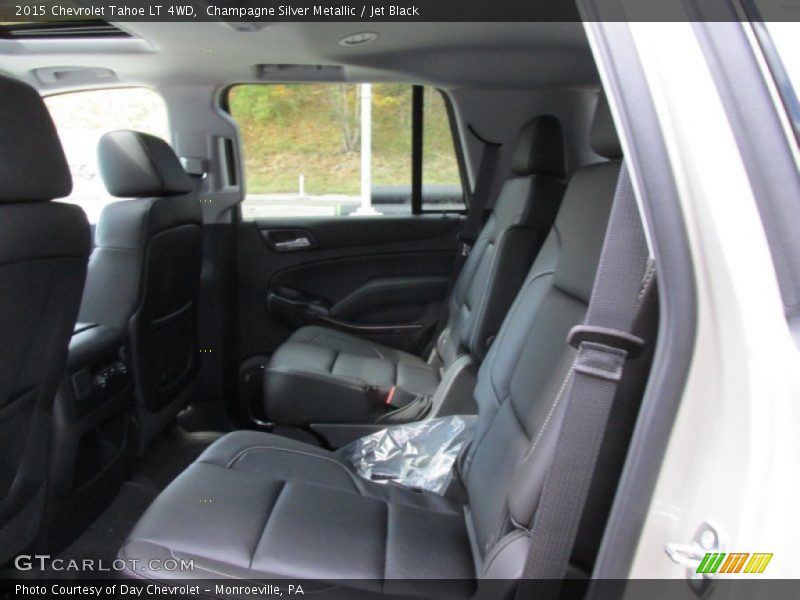 Champagne Silver Metallic / Jet Black 2015 Chevrolet Tahoe LT 4WD