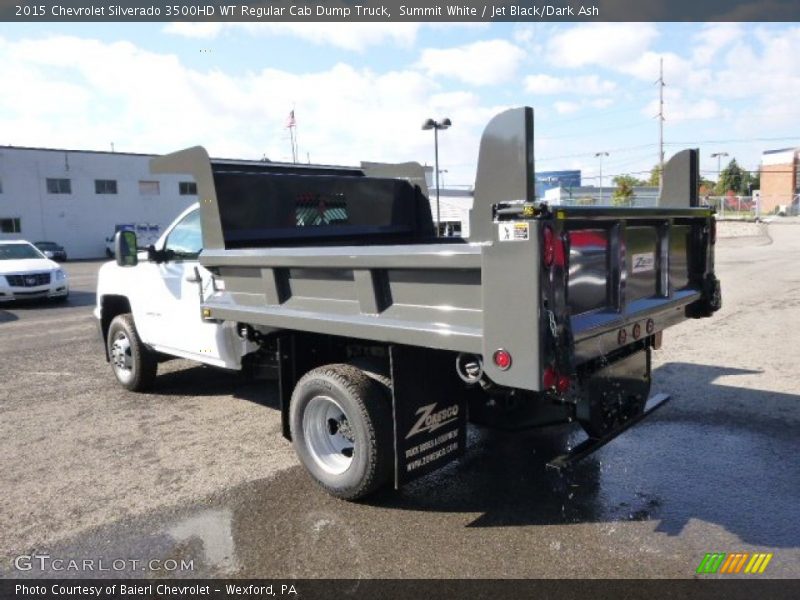 Summit White / Jet Black/Dark Ash 2015 Chevrolet Silverado 3500HD WT Regular Cab Dump Truck