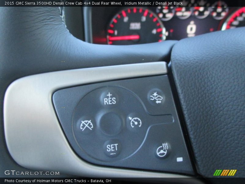Iridium Metallic / Denali Jet Black 2015 GMC Sierra 3500HD Denali Crew Cab 4x4 Dual Rear Wheel