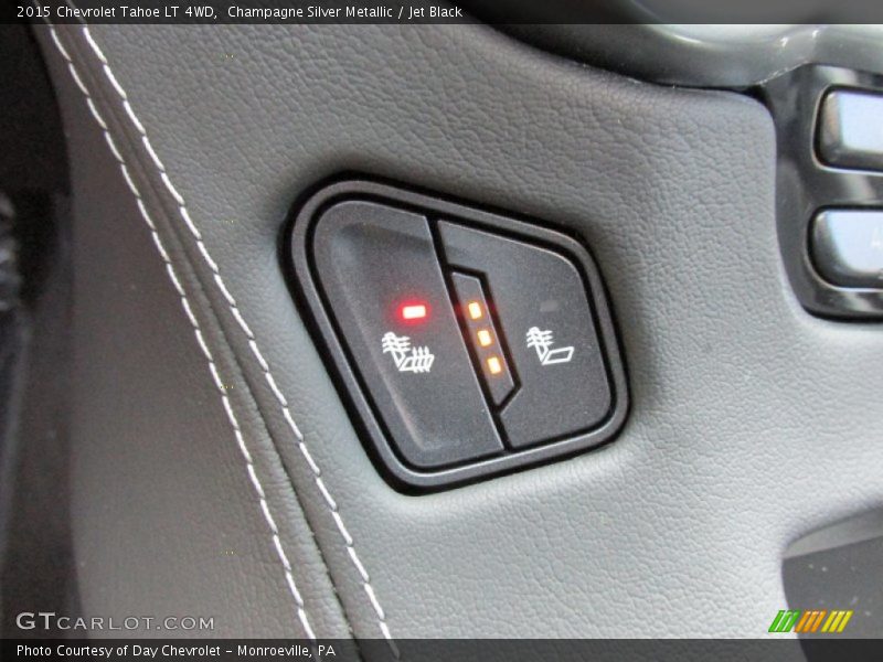 Champagne Silver Metallic / Jet Black 2015 Chevrolet Tahoe LT 4WD