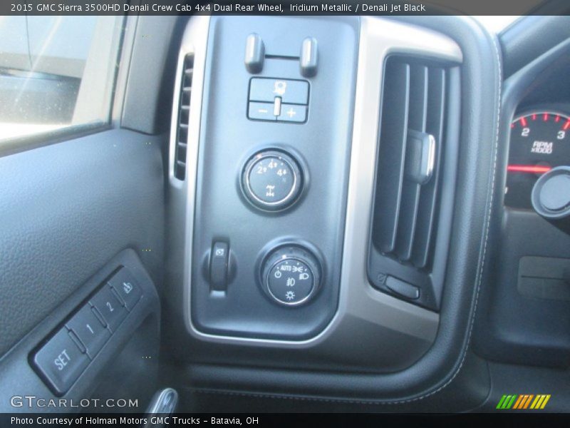 Iridium Metallic / Denali Jet Black 2015 GMC Sierra 3500HD Denali Crew Cab 4x4 Dual Rear Wheel
