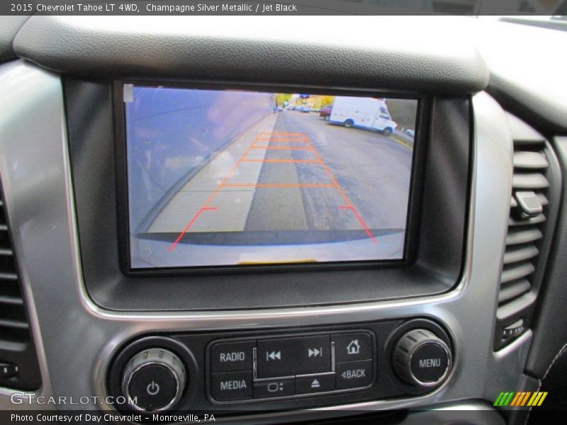 Champagne Silver Metallic / Jet Black 2015 Chevrolet Tahoe LT 4WD