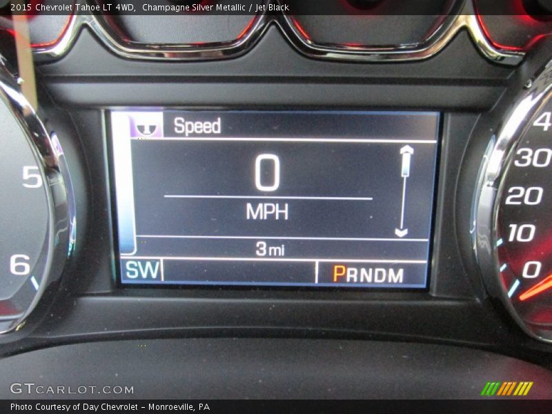 Champagne Silver Metallic / Jet Black 2015 Chevrolet Tahoe LT 4WD