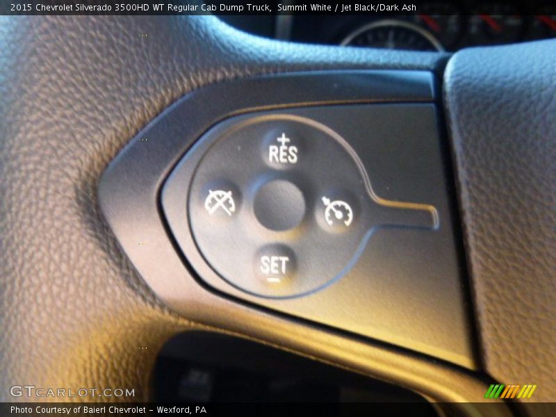 Summit White / Jet Black/Dark Ash 2015 Chevrolet Silverado 3500HD WT Regular Cab Dump Truck