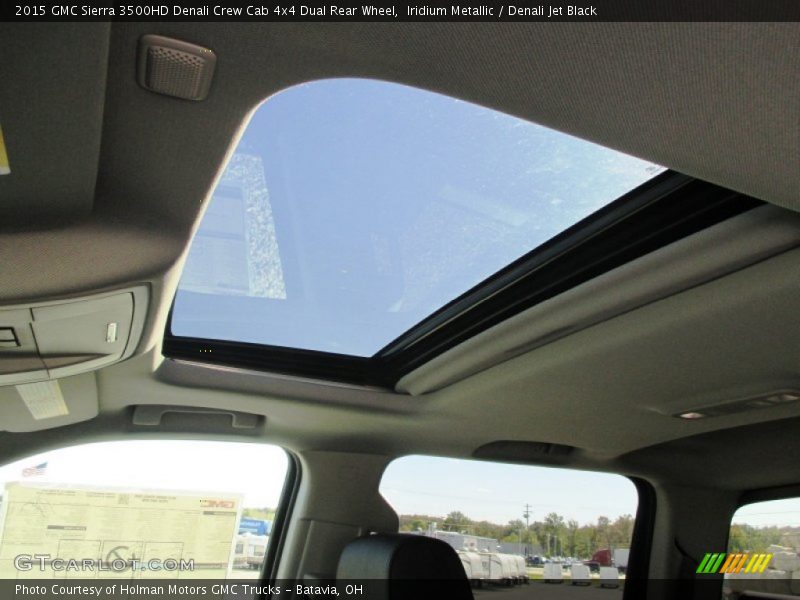 Iridium Metallic / Denali Jet Black 2015 GMC Sierra 3500HD Denali Crew Cab 4x4 Dual Rear Wheel