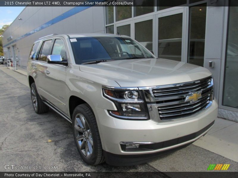 Front 3/4 View of 2015 Tahoe LTZ 4WD
