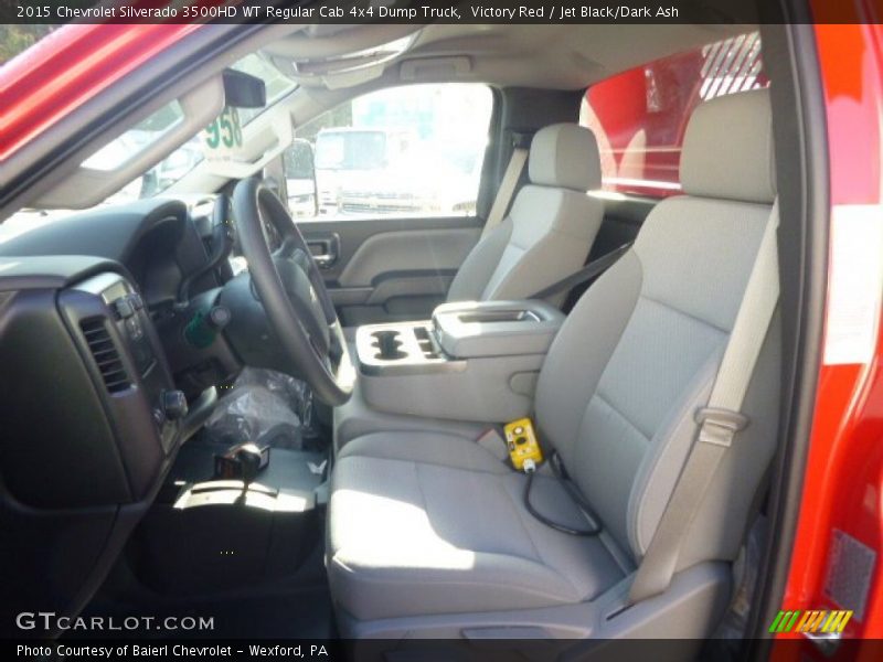 Victory Red / Jet Black/Dark Ash 2015 Chevrolet Silverado 3500HD WT Regular Cab 4x4 Dump Truck
