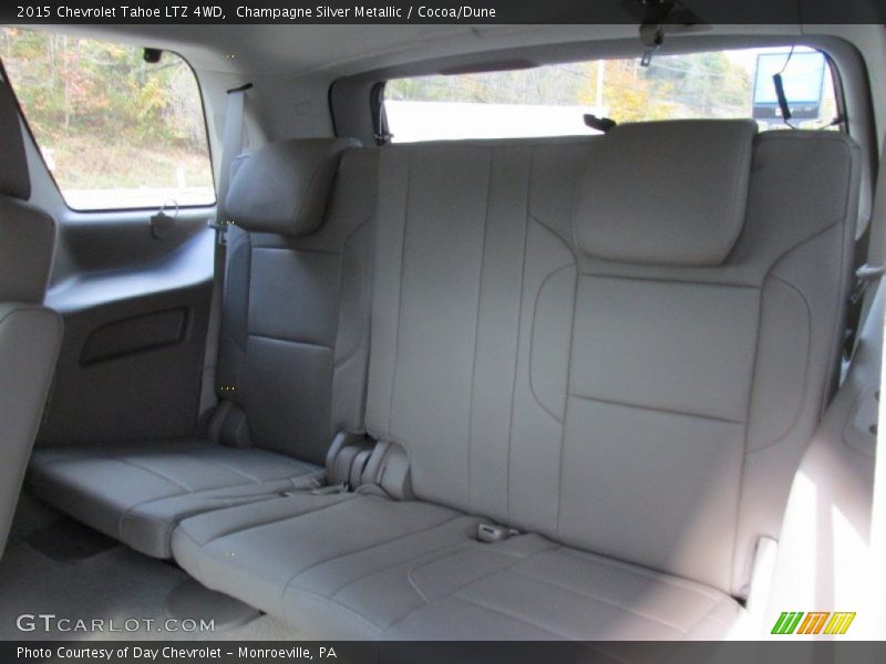 Champagne Silver Metallic / Cocoa/Dune 2015 Chevrolet Tahoe LTZ 4WD