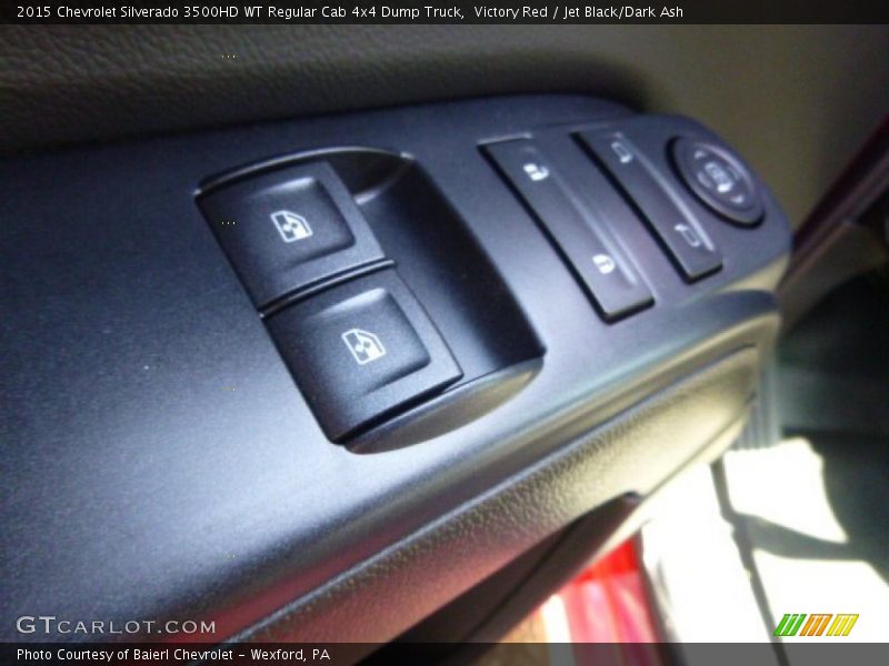 Victory Red / Jet Black/Dark Ash 2015 Chevrolet Silverado 3500HD WT Regular Cab 4x4 Dump Truck