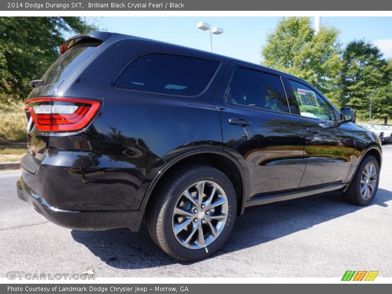 Brilliant Black Crystal Pearl / Black 2014 Dodge Durango SXT