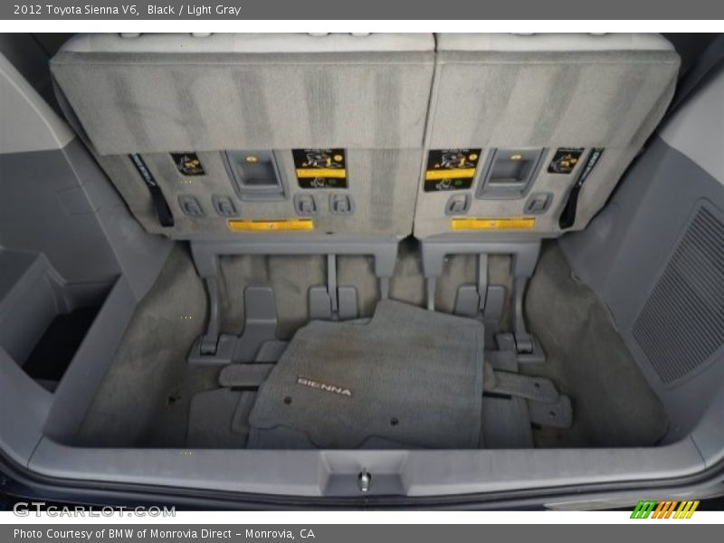 Black / Light Gray 2012 Toyota Sienna V6