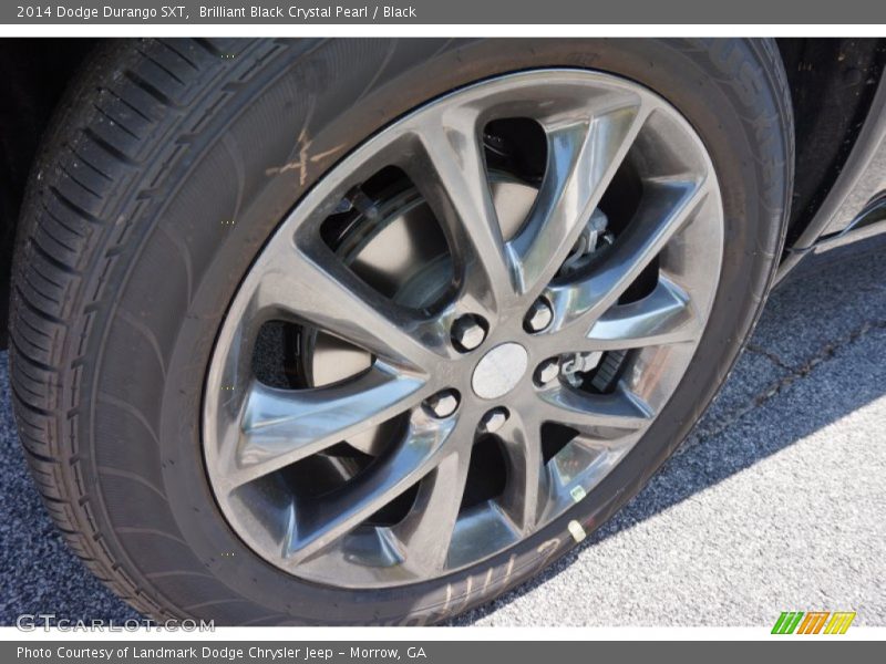 Brilliant Black Crystal Pearl / Black 2014 Dodge Durango SXT