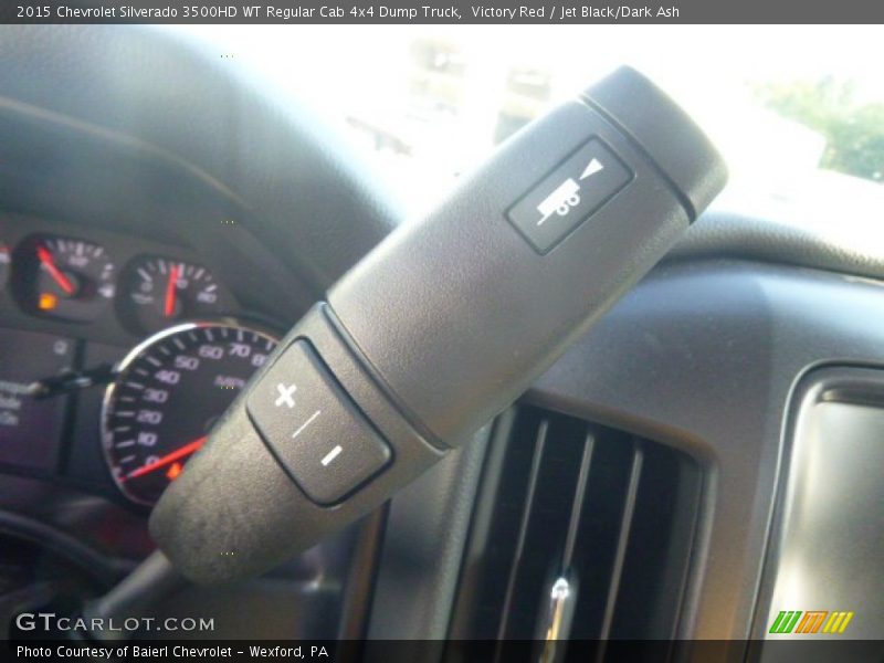 Victory Red / Jet Black/Dark Ash 2015 Chevrolet Silverado 3500HD WT Regular Cab 4x4 Dump Truck