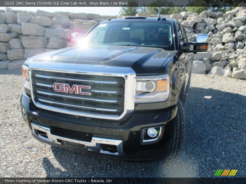Onyx Black / Jet Black 2015 GMC Sierra 2500HD SLE Crew Cab 4x4