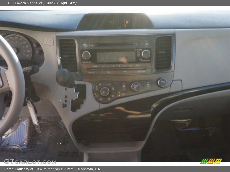 Black / Light Gray 2012 Toyota Sienna V6