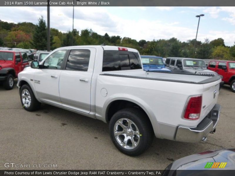 Bright White / Black 2014 Ram 1500 Laramie Crew Cab 4x4