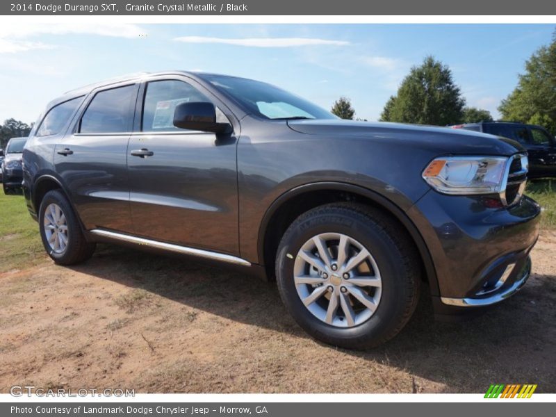 Granite Crystal Metallic / Black 2014 Dodge Durango SXT