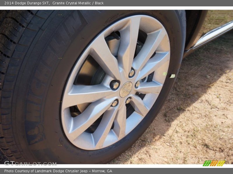Granite Crystal Metallic / Black 2014 Dodge Durango SXT