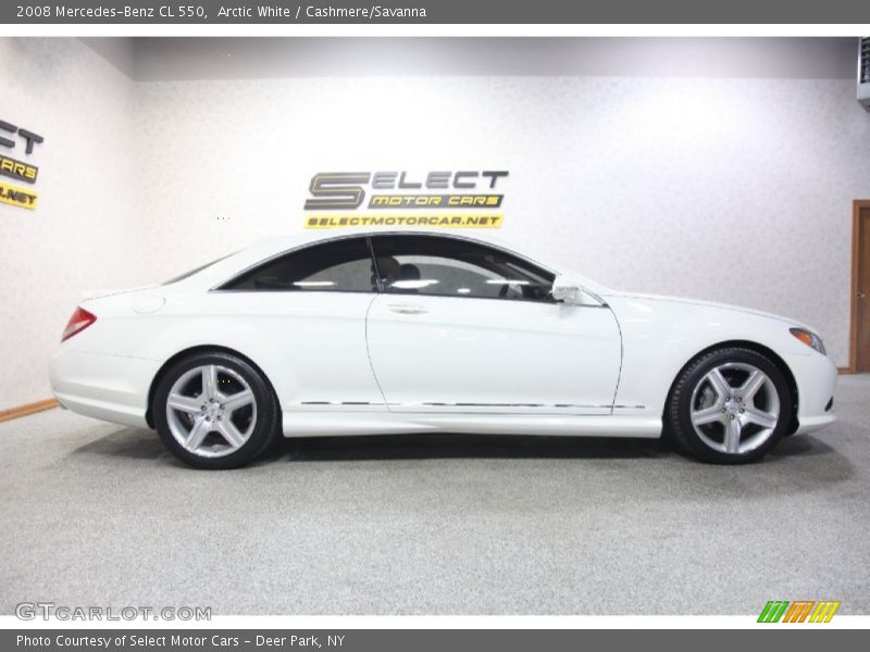 Arctic White / Cashmere/Savanna 2008 Mercedes-Benz CL 550