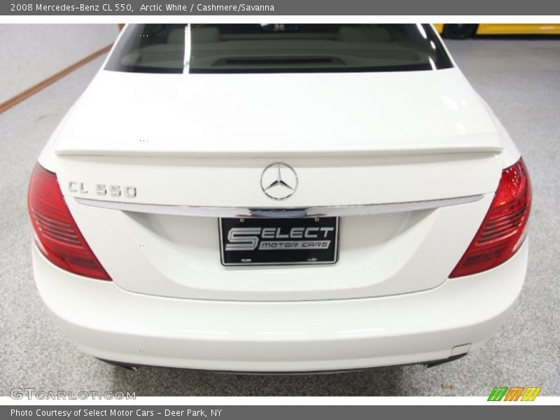 Arctic White / Cashmere/Savanna 2008 Mercedes-Benz CL 550