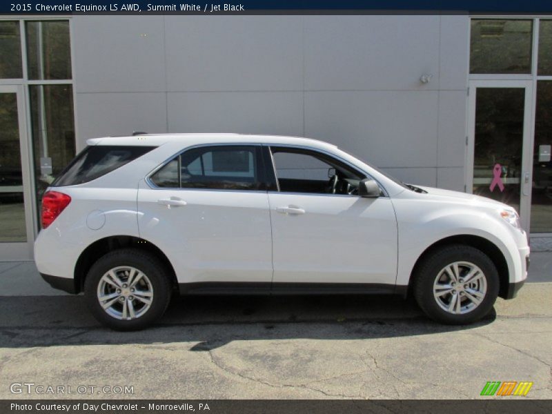 Summit White / Jet Black 2015 Chevrolet Equinox LS AWD