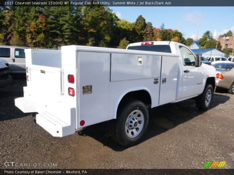 Summit White / Jet Black/Dark Ash 2015 Chevrolet Silverado 3500HD WT Regular Cab 4x4 Utility