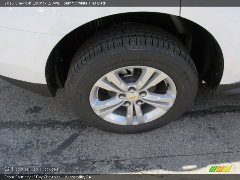 Summit White / Jet Black 2015 Chevrolet Equinox LS AWD