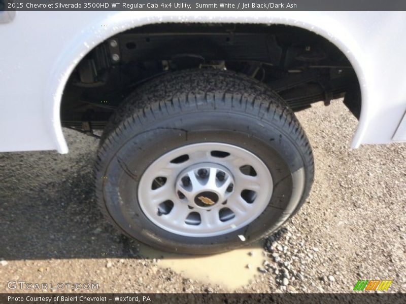 Summit White / Jet Black/Dark Ash 2015 Chevrolet Silverado 3500HD WT Regular Cab 4x4 Utility