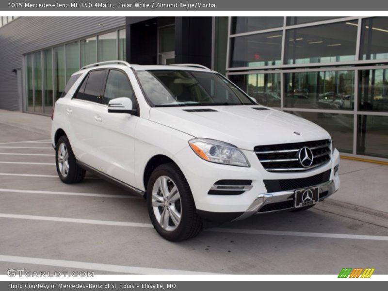 Polar White / Almond Beige/Mocha 2015 Mercedes-Benz ML 350 4Matic