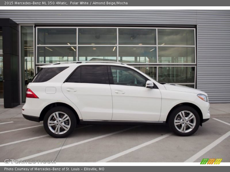 Polar White / Almond Beige/Mocha 2015 Mercedes-Benz ML 350 4Matic