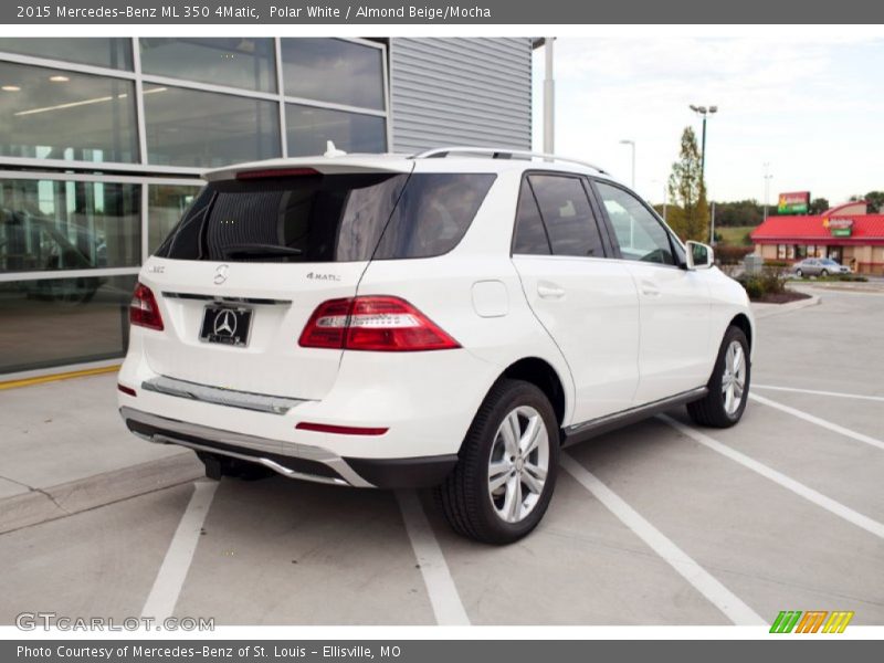 Polar White / Almond Beige/Mocha 2015 Mercedes-Benz ML 350 4Matic