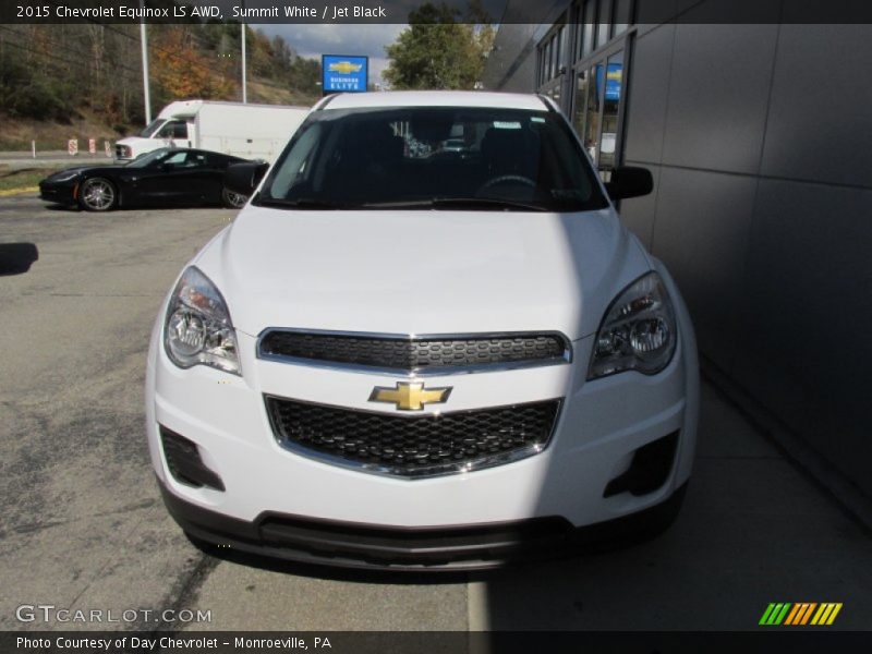 Summit White / Jet Black 2015 Chevrolet Equinox LS AWD