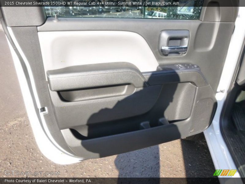 Summit White / Jet Black/Dark Ash 2015 Chevrolet Silverado 3500HD WT Regular Cab 4x4 Utility