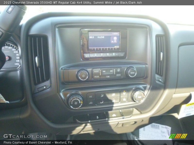 Summit White / Jet Black/Dark Ash 2015 Chevrolet Silverado 3500HD WT Regular Cab 4x4 Utility
