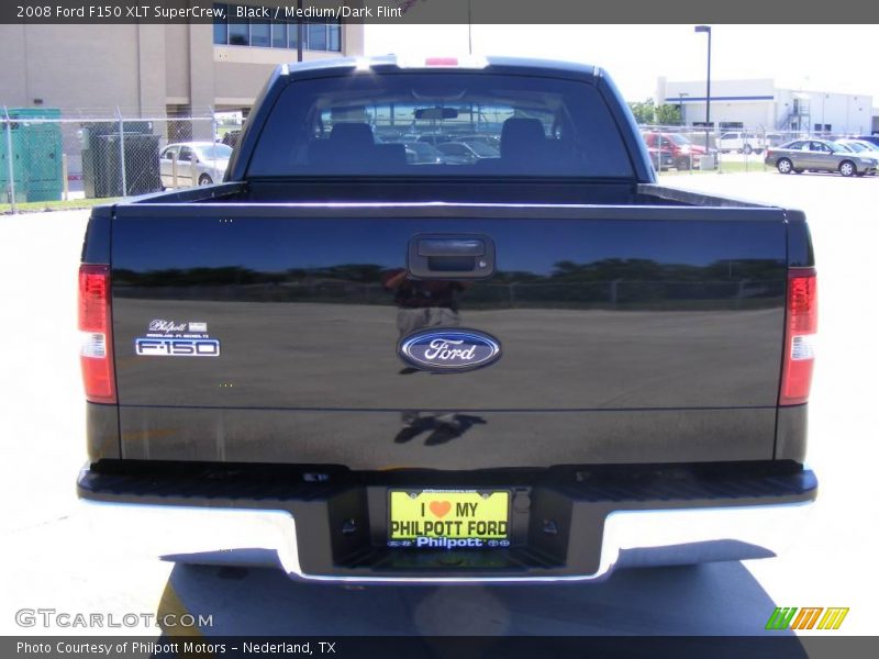 Black / Medium/Dark Flint 2008 Ford F150 XLT SuperCrew