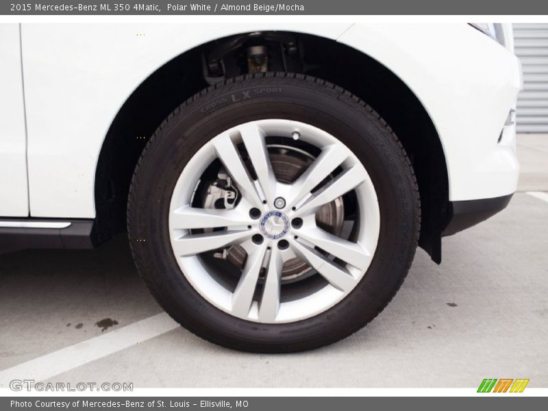 Polar White / Almond Beige/Mocha 2015 Mercedes-Benz ML 350 4Matic