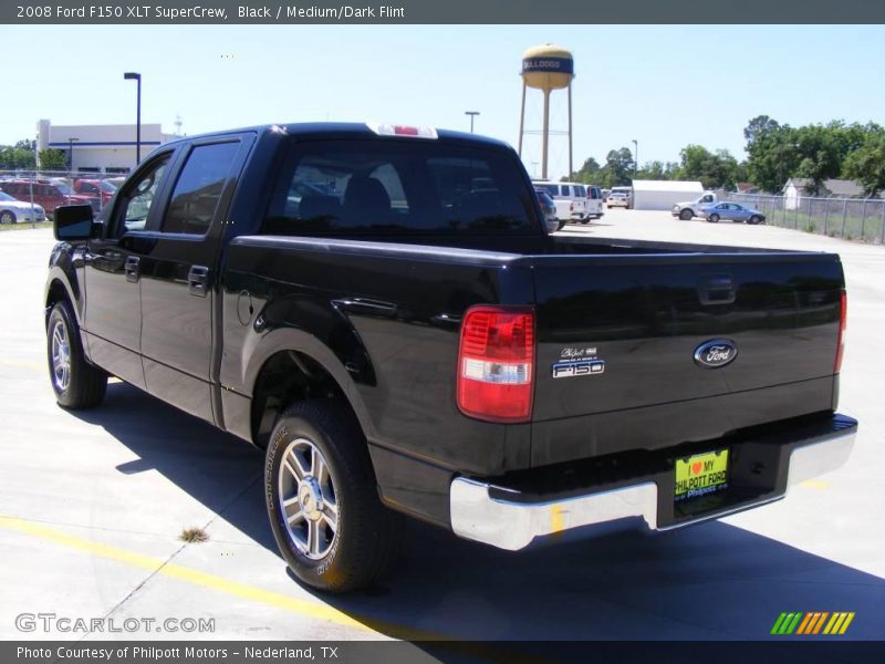 Black / Medium/Dark Flint 2008 Ford F150 XLT SuperCrew