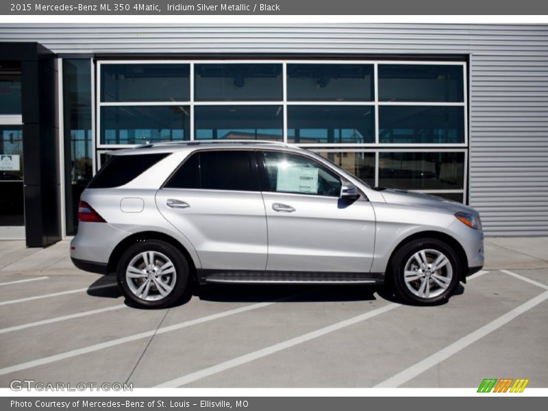Iridium Silver Metallic / Black 2015 Mercedes-Benz ML 350 4Matic