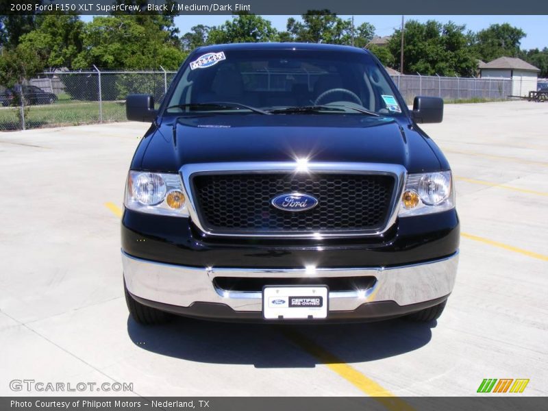 Black / Medium/Dark Flint 2008 Ford F150 XLT SuperCrew