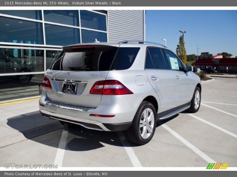 Iridium Silver Metallic / Black 2015 Mercedes-Benz ML 350 4Matic