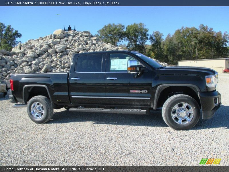 Onyx Black / Jet Black 2015 GMC Sierra 2500HD SLE Crew Cab 4x4